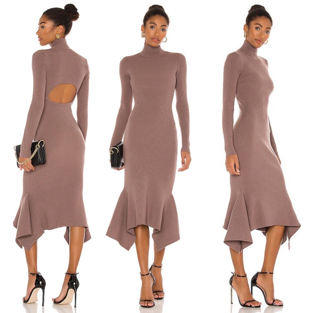Revolve NBD playa taupe dress M
